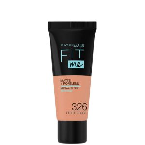 Maybelline New York Fit Me Matte and Poreless Foundation - 326 Perfect Beige 30ml