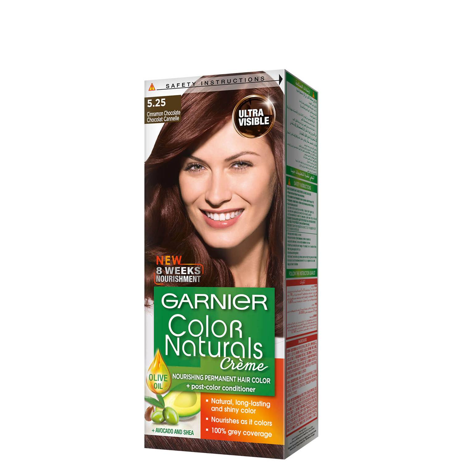 Garnier Colour Naturals Hair Colour - 5.25 Cinnamon Chocolate 156g