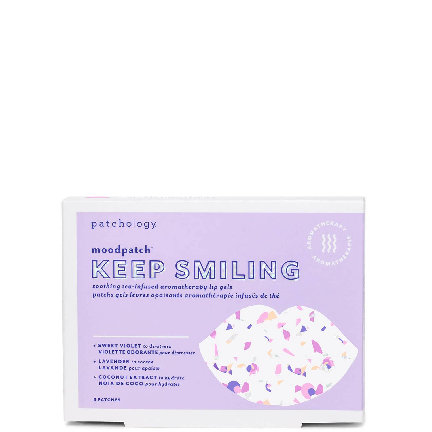 Patchology Mood Patch Keep Smiling Lip Gels - 5 Pack