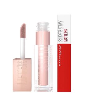 Maybelline Lifter Gloss and Superstay Matte Ink Lipstick Bundle
