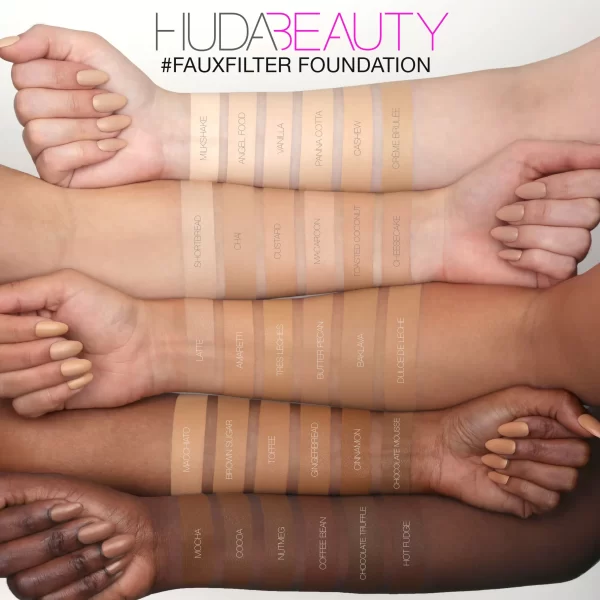 Huda Beauty Fauxfilter Liquid Foundation Toasted Coconut