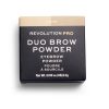 Revolution Pro Duo Eyebrow Powder - Taupe