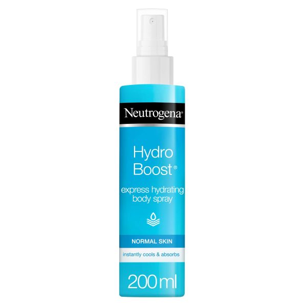 Neutrogena Body Spray, Hydro Boost, Express Hydrating, Normal Skin, 200ml