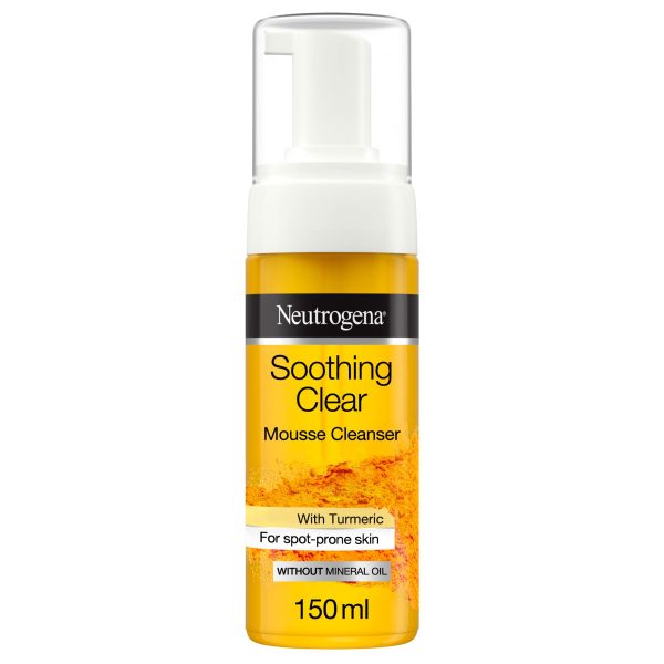 Neutrogena, Soothing Clear Mousse Cleanser, Cleanses & Calms Stressed Skin, 150ml
