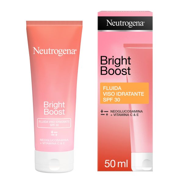 Neutrogena Bright Boost Face Moisturizer with SPF 30 Protection, Brightening Cream with Neoglucosomin, 50ml