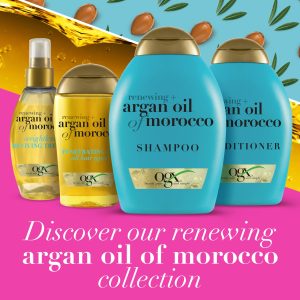 OGX Hair Oil Renewing with Argan Oil of Morocco 100 ml, Pack of 2