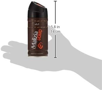 Malizia Uomo Wild Eau De Toilette Deodorant - perfume for men, 150 ml
