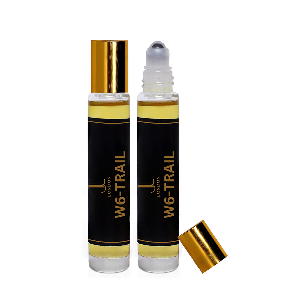 ATTAR OIL: Unisex Perfume Oil | Non-Alcoholic & Vegan Ittar Roll-On Perfume, 10ml - Inspired by Blue de Chanel (W6-TRAIL)