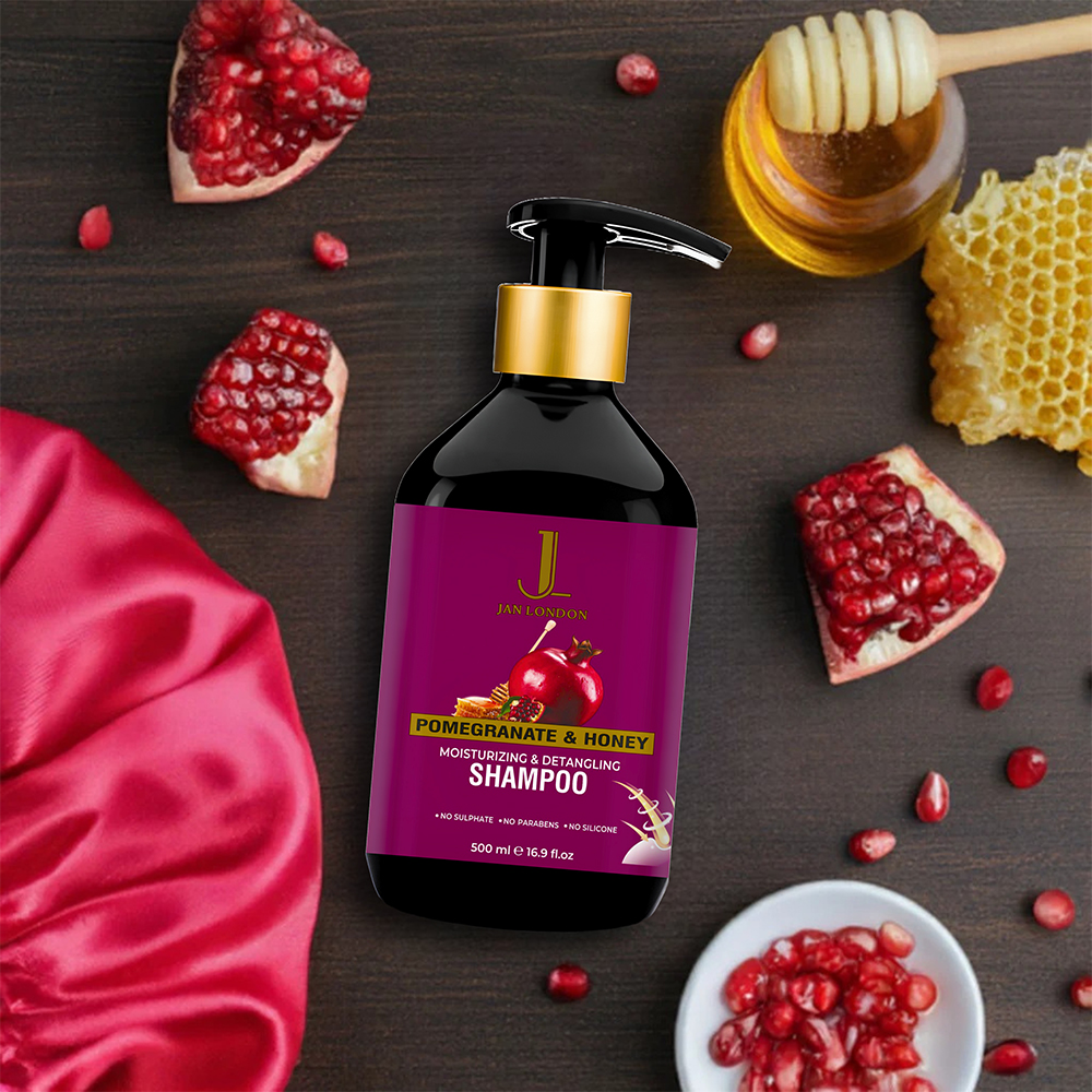 Pomegranate & Honey Shampoo - 500ml - Image 2