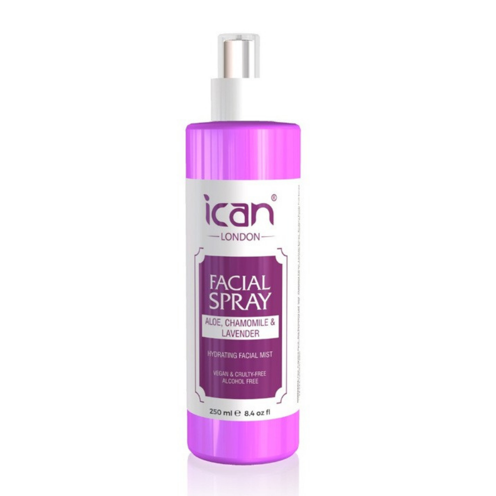 iCan London Facial Spray– Aloe, Chamomile & Lavender 250ml