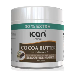 iCAN London Cocoa Butter with Vitamin E Moisturiser 500g